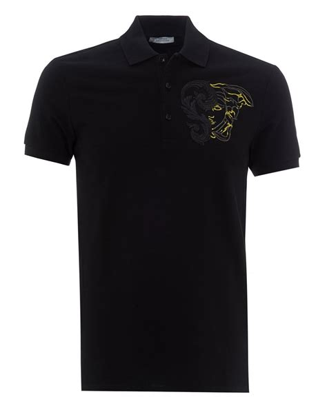 versace polo half medusa|Men's Designer Polos & Luxury T.